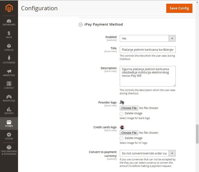 Ipay-magento-payment-method