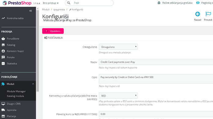 Ipay-presta-configure