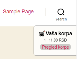Mini korpa